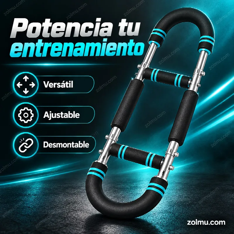 Potencia tu entrenamiento con el entrenador de brazos ajustable y desmontable