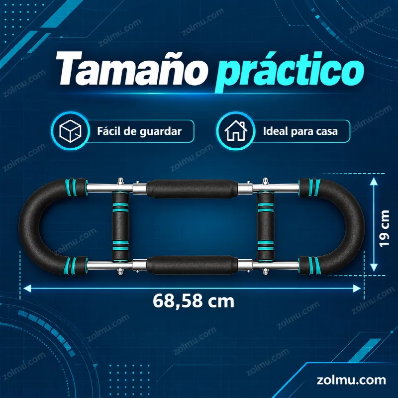 Tama&ntilde;o pr&aacute;ctico del entrenador, de 68,58 cm, f&aacute;cil de guardar