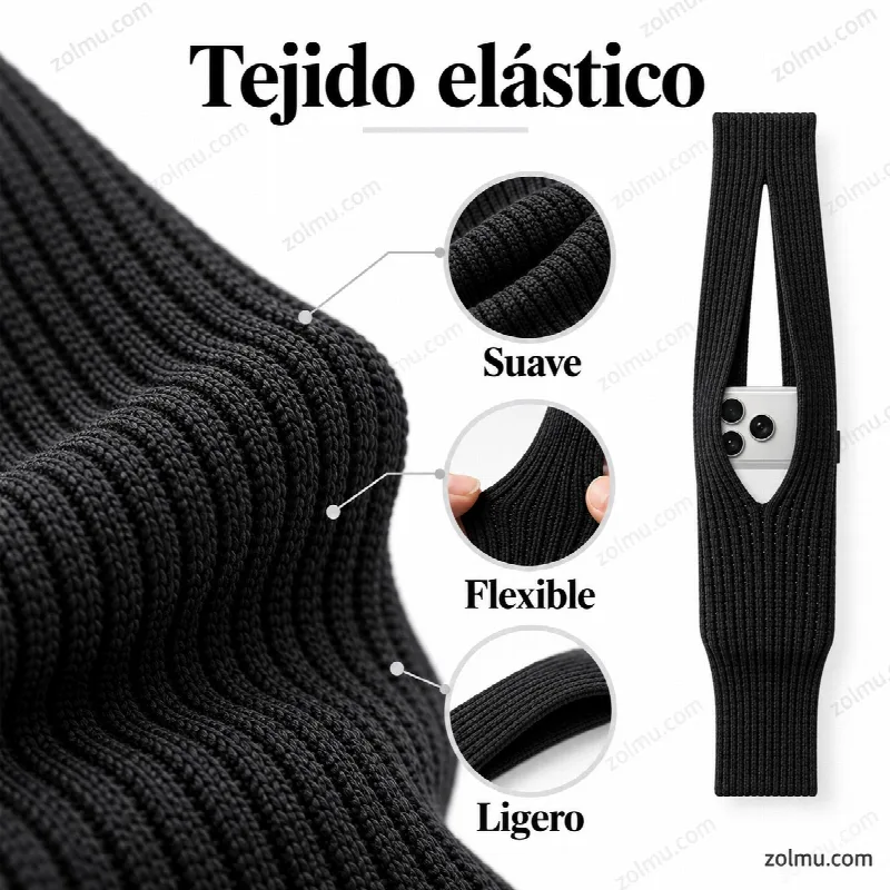 Tejido el&aacute;stico suave, flexible y ligero de la bandolera