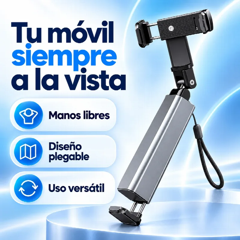 Beneficios del soporte de m&oacute;vil: manos libres, dise&ntilde;o plegable y uso vers&aacute;til