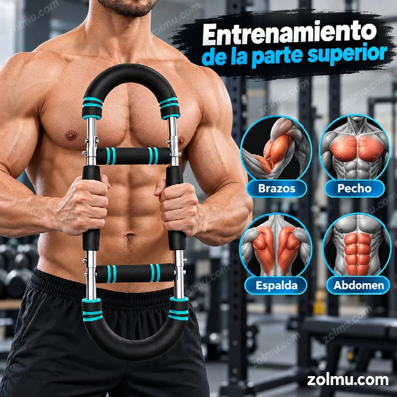 Entrenamiento de la parte superior del cuerpo: brazos, pecho, espalda y abdomen